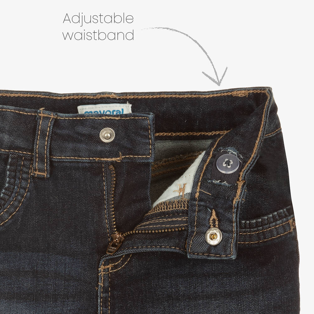 Mayoral-Girls Blue Skinny Fit Jeans | Childrensalon Outlet