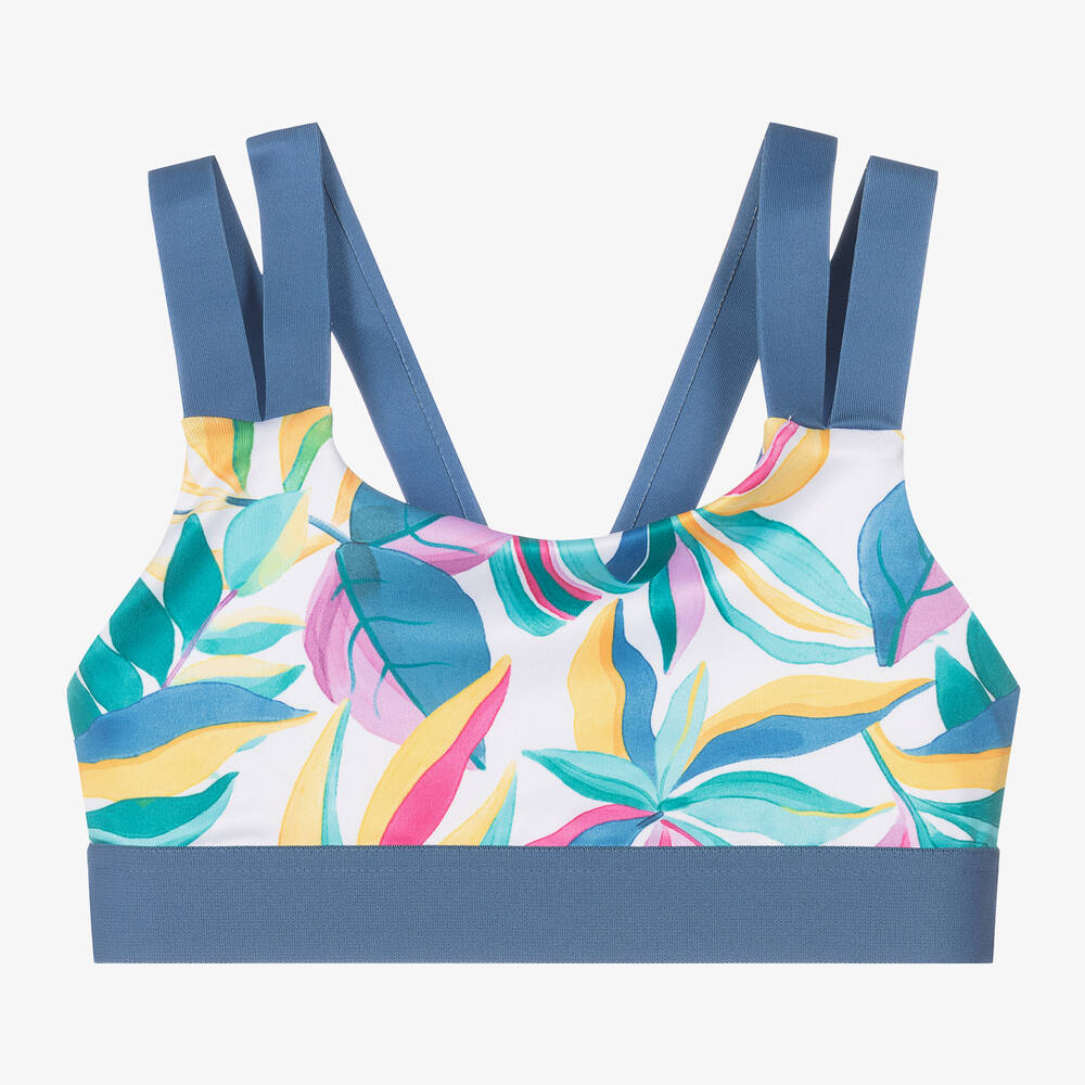 Mayoral-Girls Blue Sports Top | Childrensalon Outlet