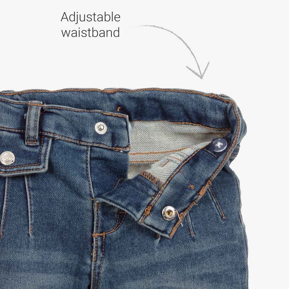 Mayoral-Синие прямые джинсы для девочек | Childrensalon Outlet