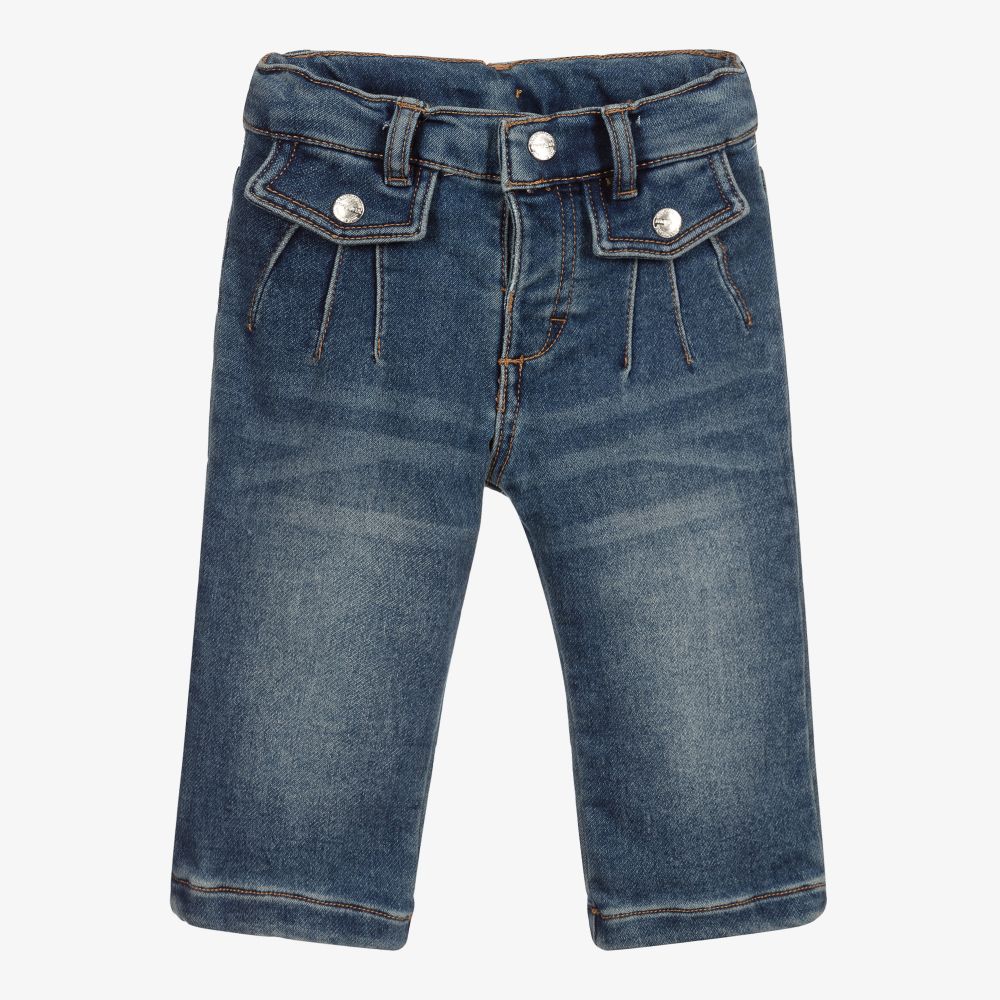 Mayoral-Синие прямые джинсы для девочек | Childrensalon Outlet