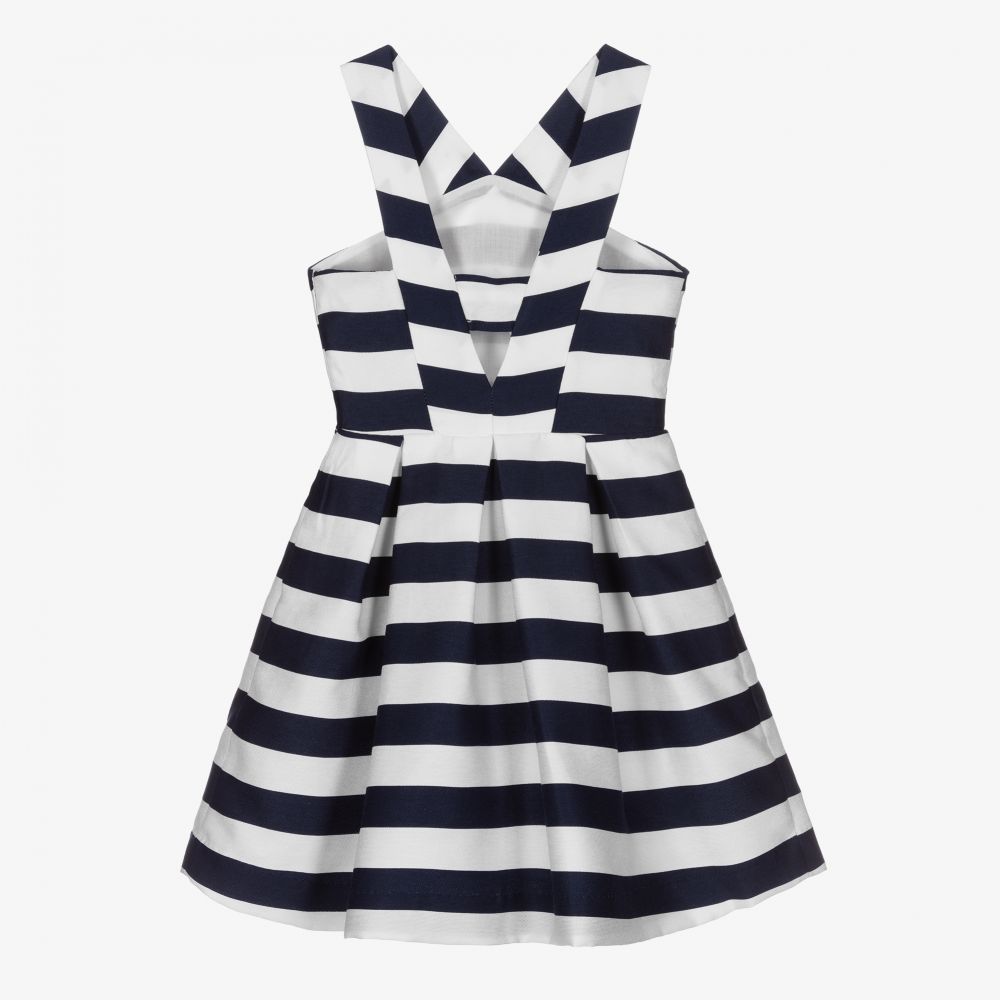 Mayoral-Платье в синюю полоску для девочек | Childrensalon Outlet