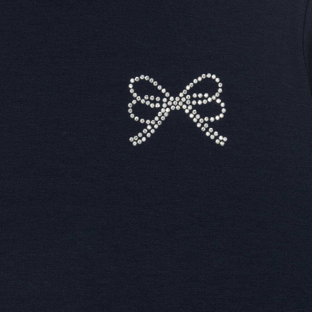 Mayoral-Girls Blue Turtle Neck Top | Childrensalon Outlet