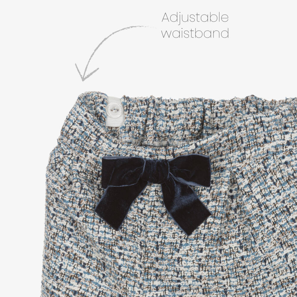 Mayoral-Шорты из твида с бархатным бантом для девочек | Childrensalon Outlet