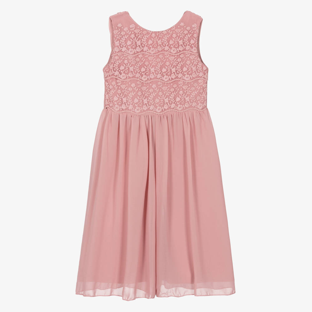 Mayoral-Комбинезон из розового шифона для девочек | Childrensalon Outlet