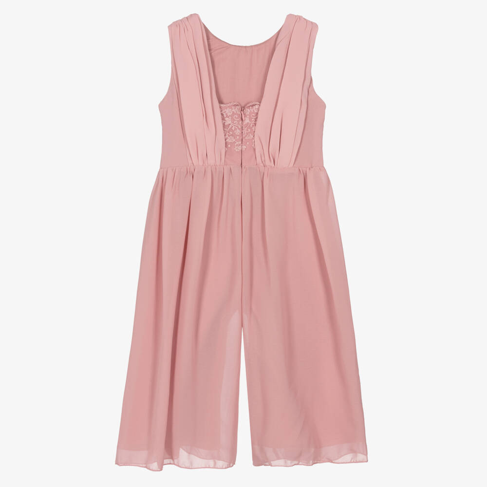 Mayoral-Комбинезон из розового шифона для девочек | Childrensalon Outlet