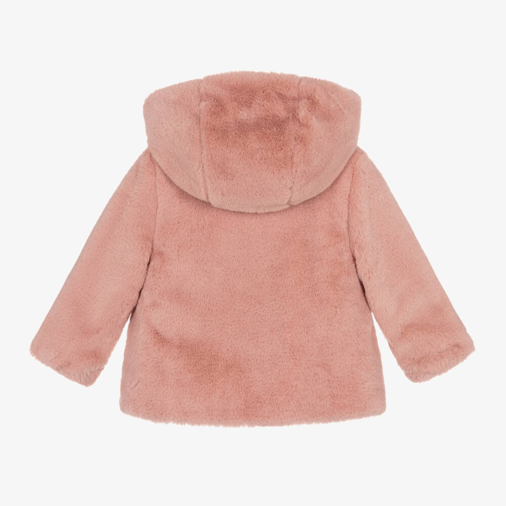 Mayoral-Girls Blush Reversible Jacket | Childrensalon Outlet