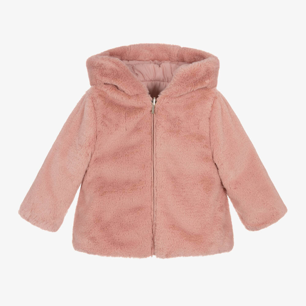 Mayoral-Girls Blush Reversible Jacket | Childrensalon Outlet