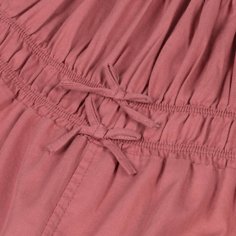 Mayoral-Очаровательный рюшевый комбинезон для девочек в нежно-розовом цвете | Childrensalon Outlet