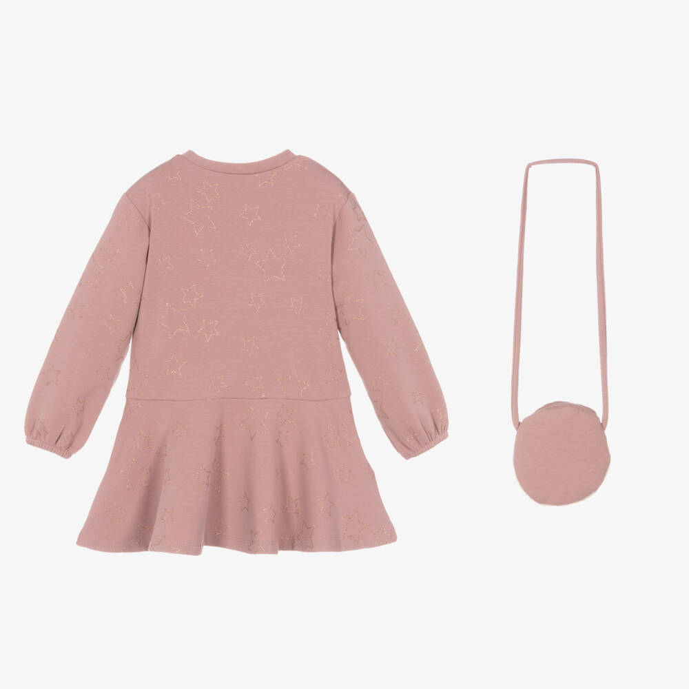 Mayoral-Girls Blush Star Dress Ensemble | Childrensalon Outlet