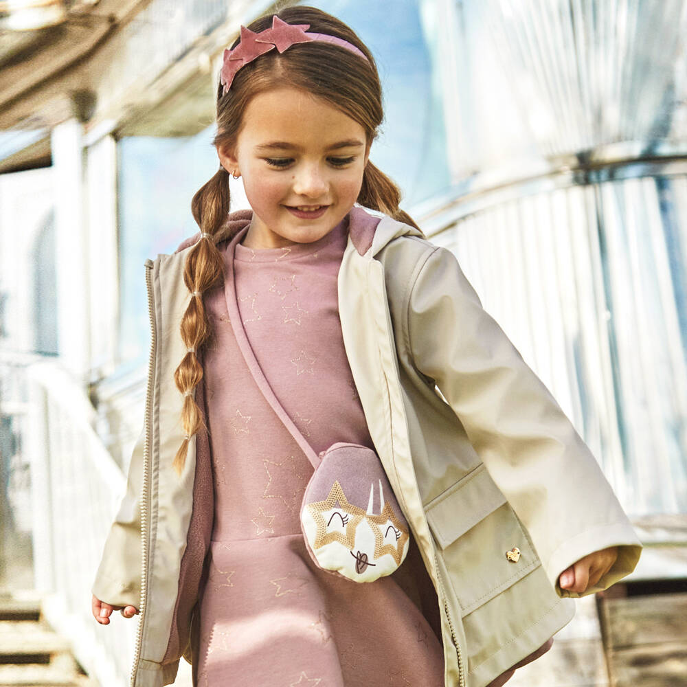 Mayoral-Girls Blush Star Dress Ensemble | Childrensalon Outlet