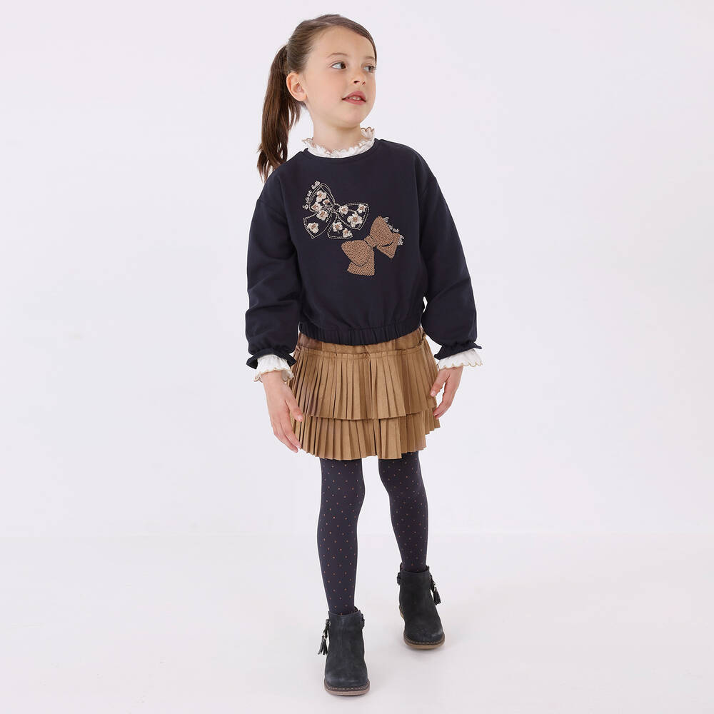 Brown suede skirt youth deals