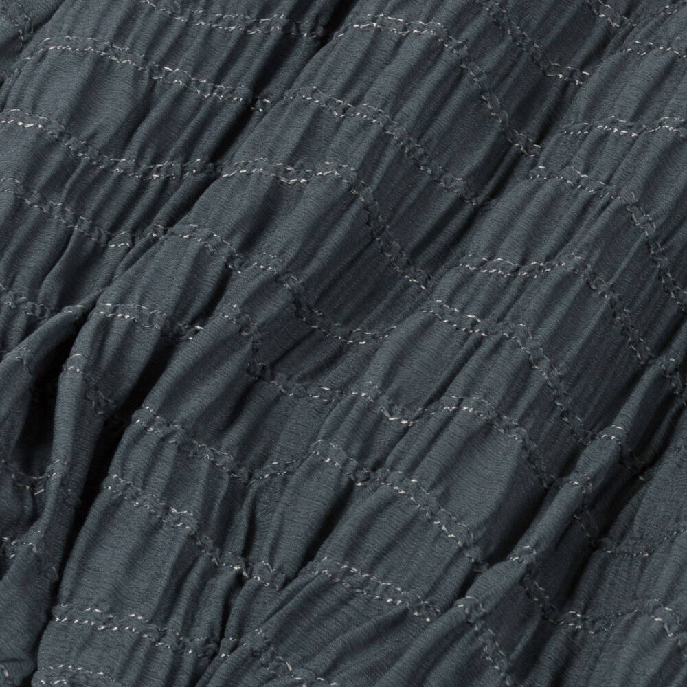 Mayoral-Girls Charcoal Chiffon & Jersey Frock | Childrensalon Outlet