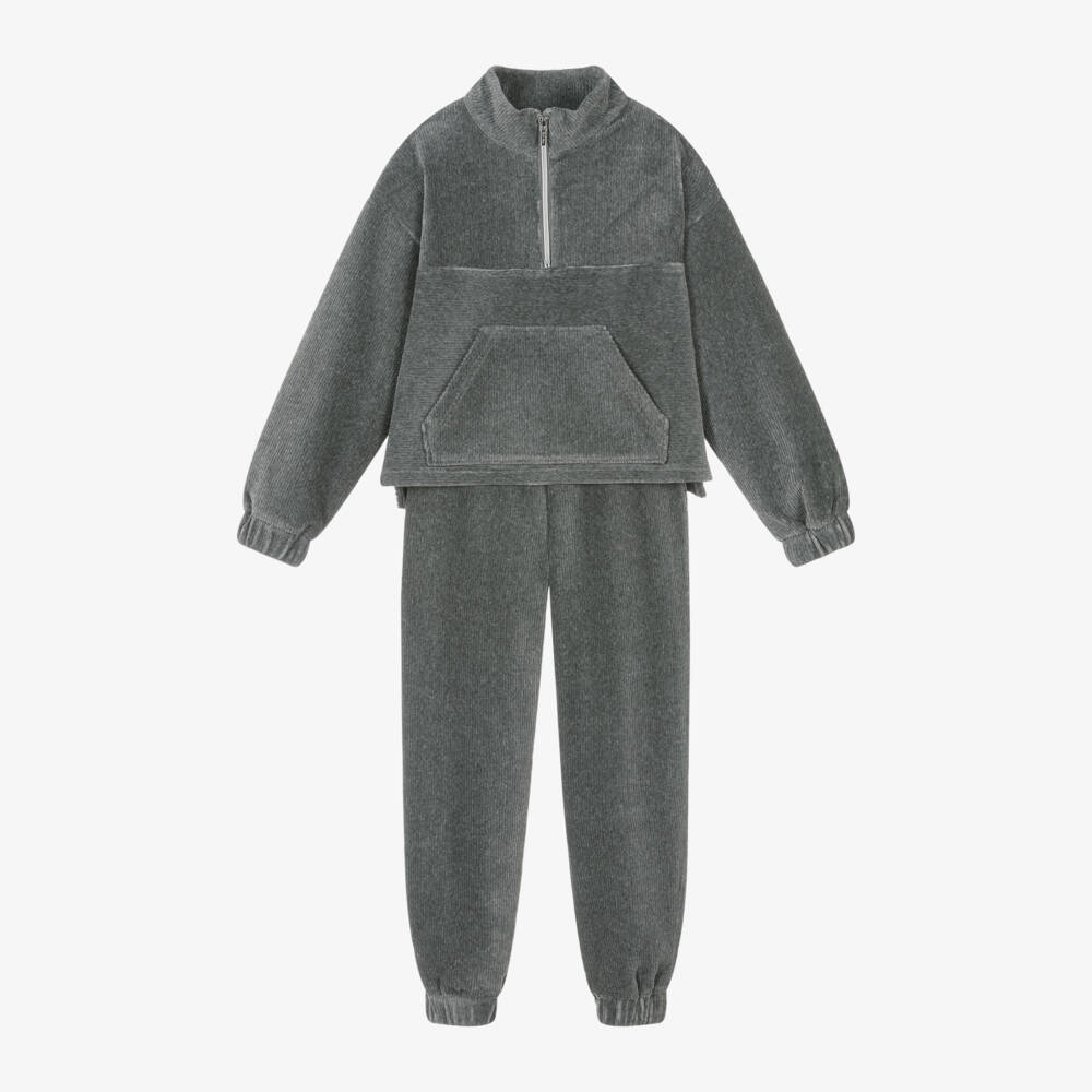 Mayoral-Girls Charcoal Corduroy Set | Childrensalon Outlet