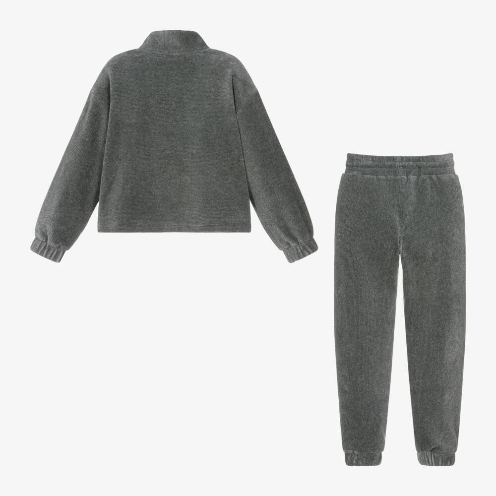 Mayoral-Girls Charcoal Corduroy Set | Childrensalon Outlet