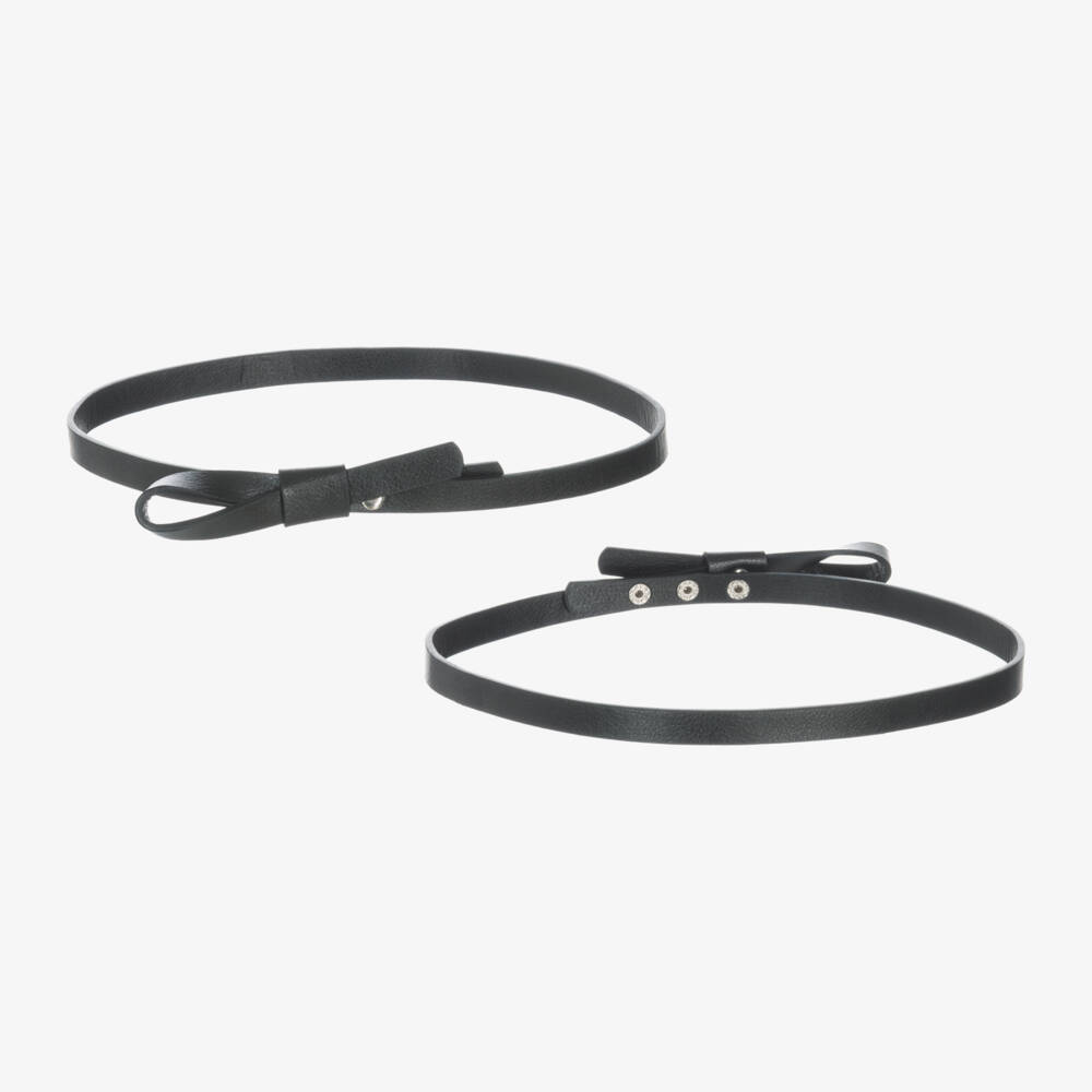 Mayoral-Girls Charcoal Pleated Denim Skirt | Childrensalon Outlet