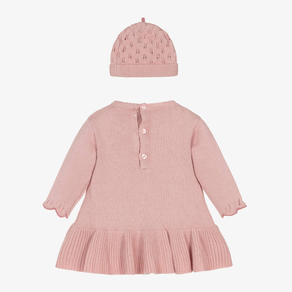 Mayoral Newborn-Girls' Charming Pink Knit Ensemble | Childrensalon Outlet