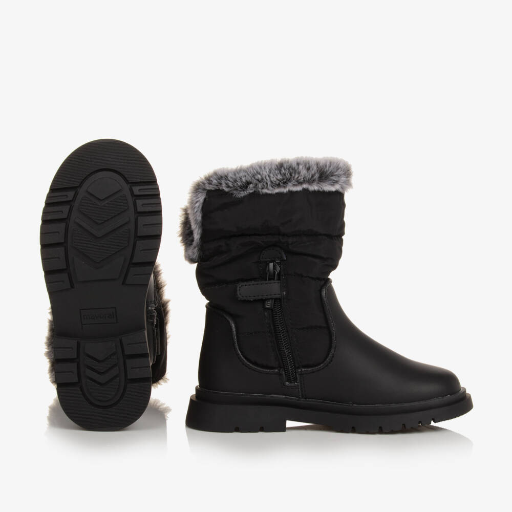 Mayoral-Girls Chic Midnight Winter Boots | Childrensalon Outlet