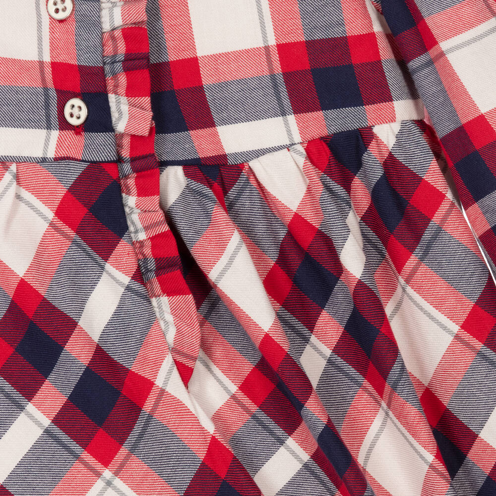 Mayoral-Хлопковое платье в клетку для девочек | Childrensalon Outlet