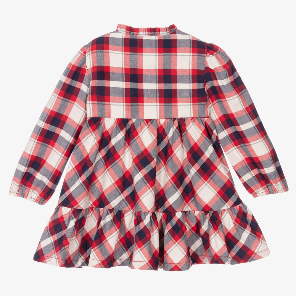 Mayoral-Хлопковое платье в клетку для девочек | Childrensalon Outlet