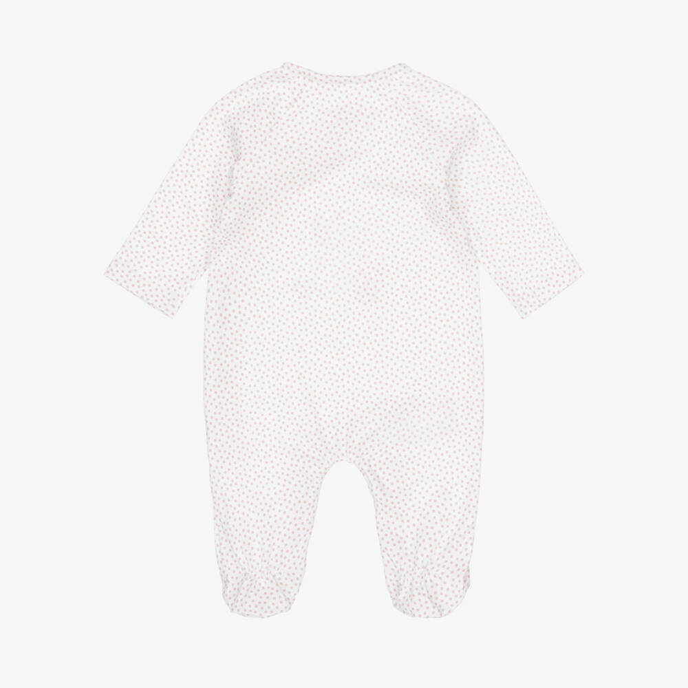 Mayoral Newborn-Girls Cotton Pink Teddy Romper | Childrensalon Outlet