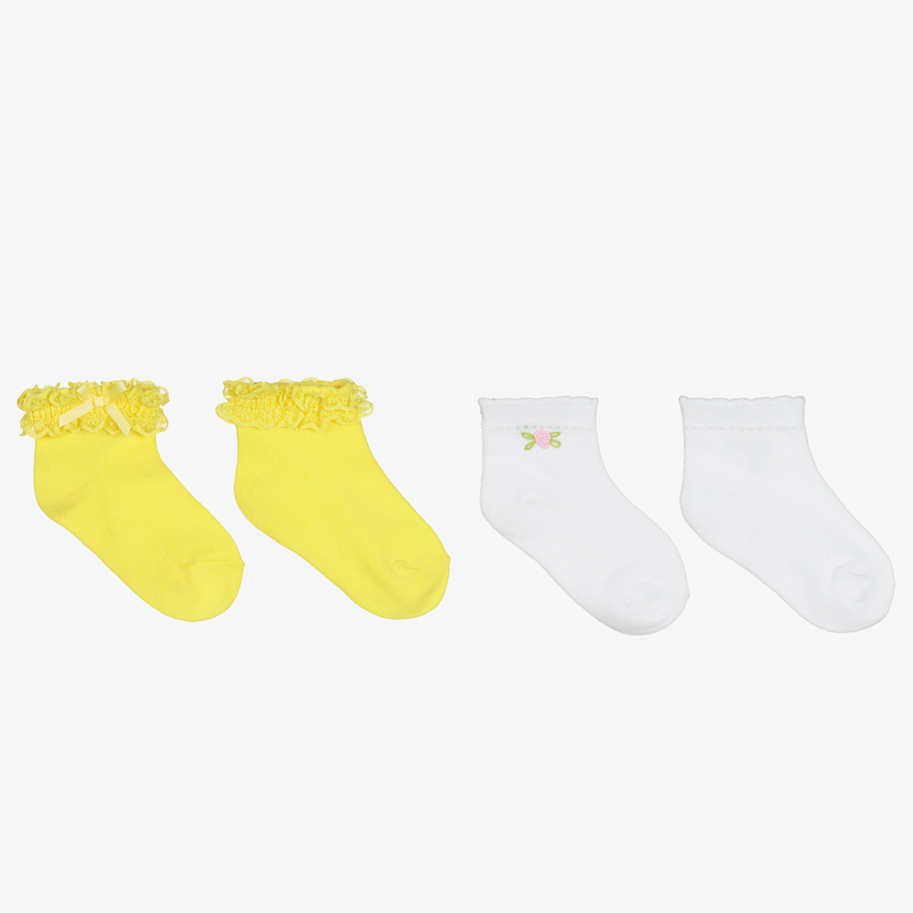 Mayoral - Хлопковые носки для девочек (2пары) | Childrensalon