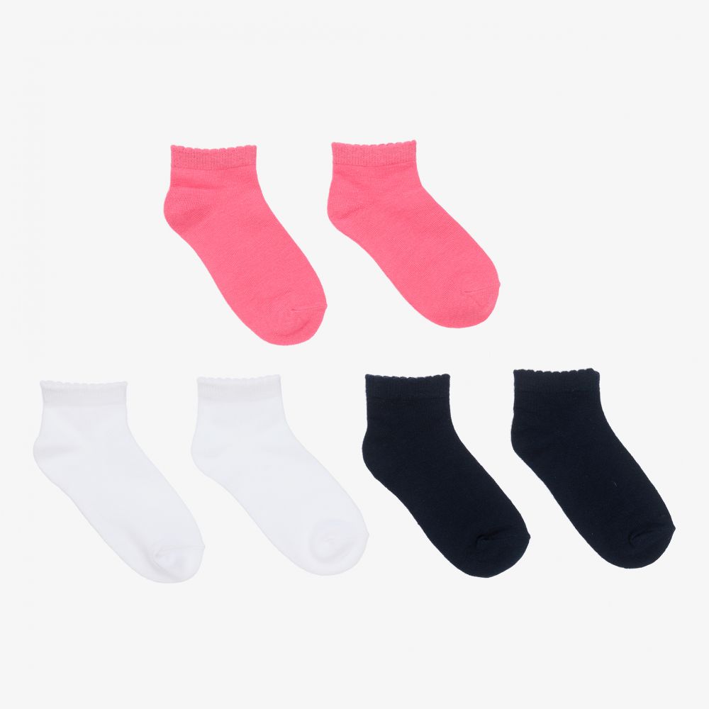 Mayoral - Хлопковые носки для девочек (3пары) | Childrensalon