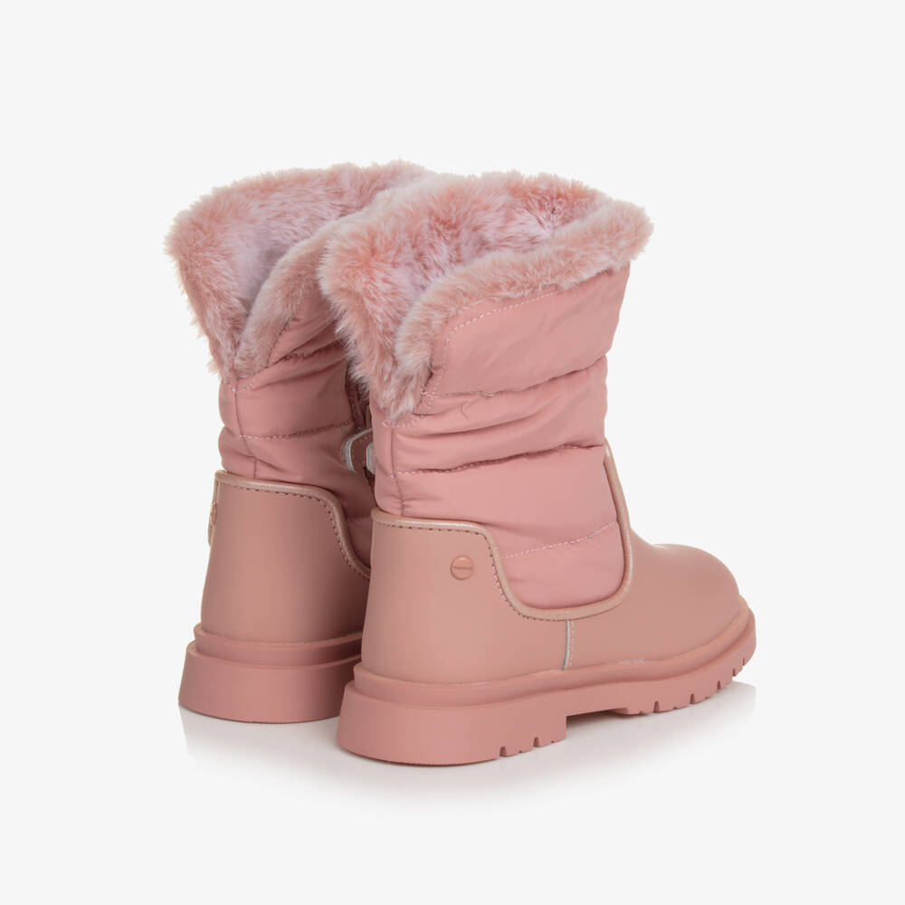 Mayoral-Girls Cozy Pink Winter Footwear | Childrensalon Outlet