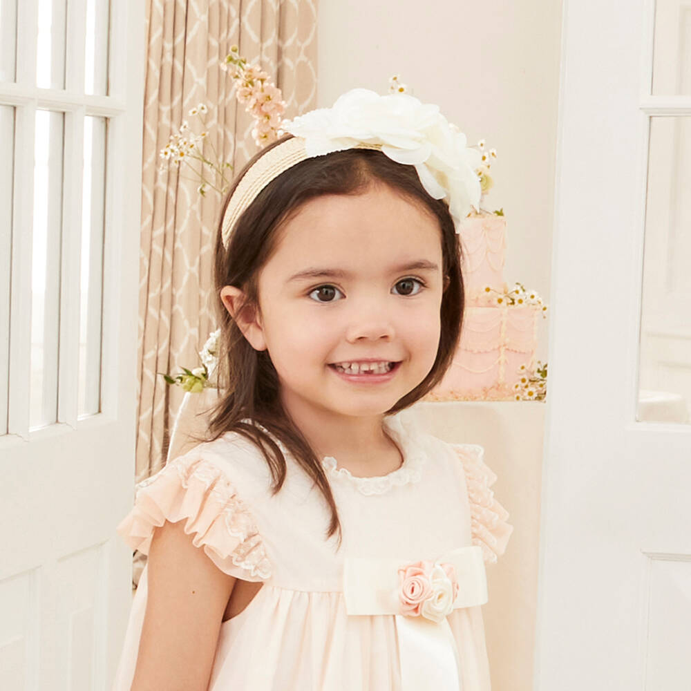Mayoral-Girls Cream Blossom Headband | Childrensalon Outlet
