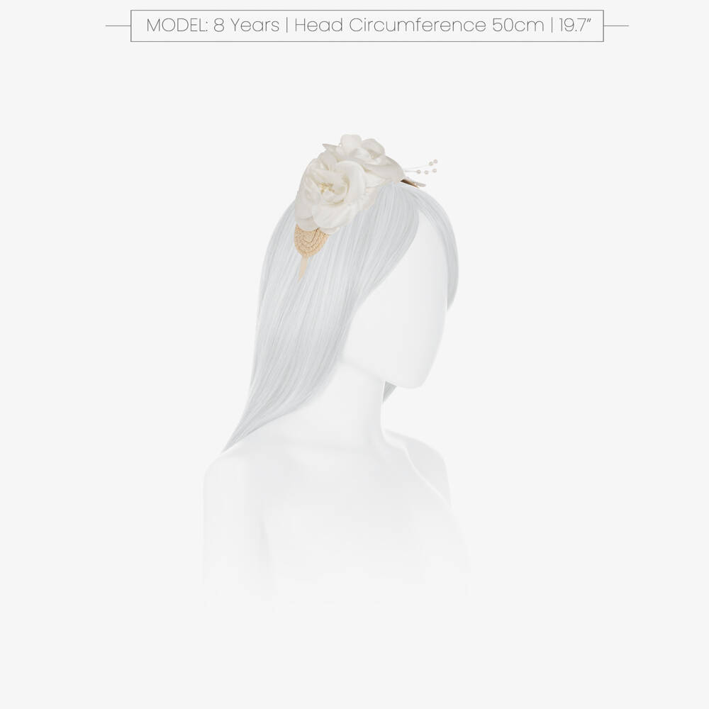 Mayoral-Girls Cream Blossom Headband | Childrensalon Outlet