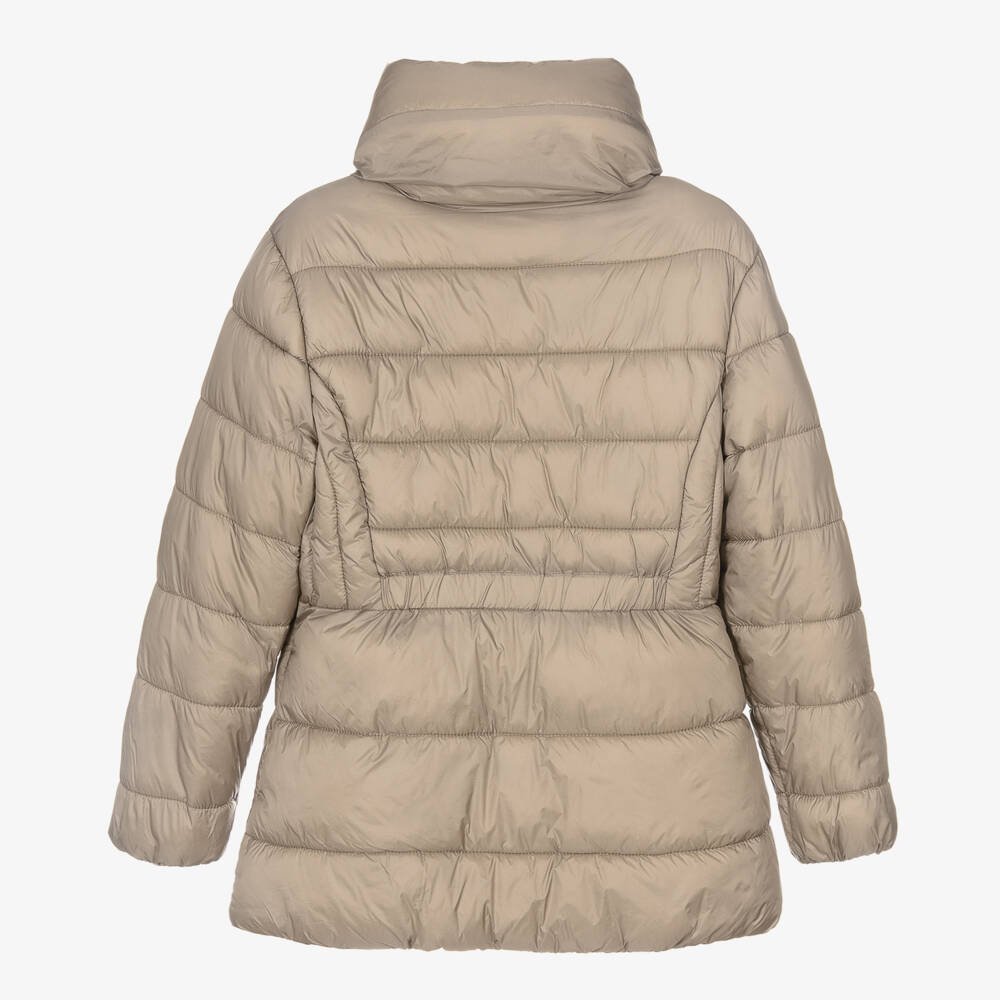 Mayoral-Girls Cream Padded Jacket | Childrensalon Outlet