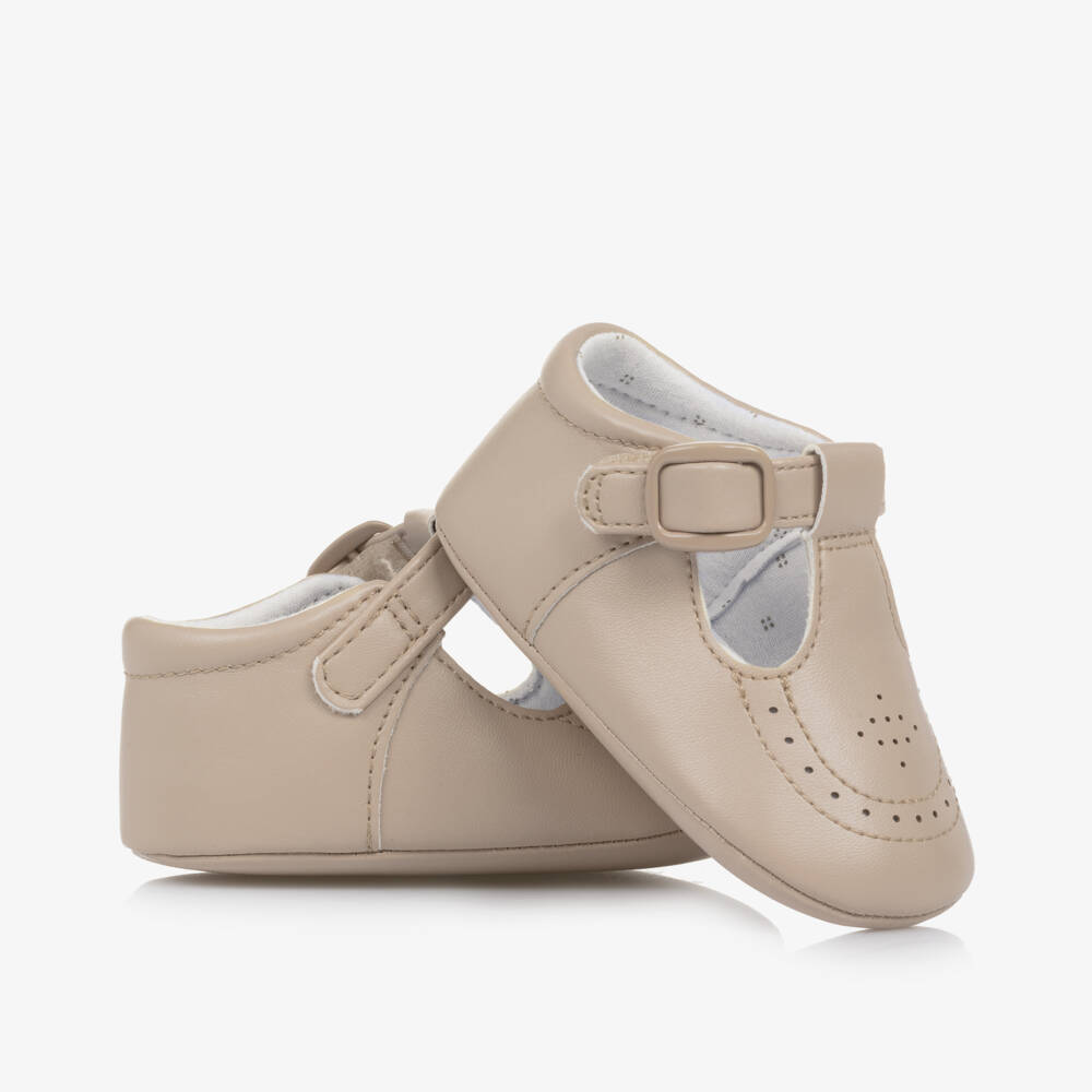 Mayoral Newborn-Girls' Creamy T-Bar First Walkers | Childrensalon Outlet