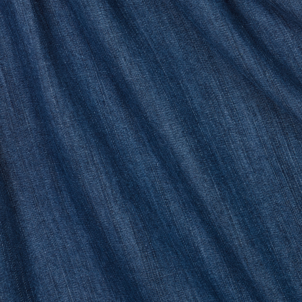 Mayoral-Синее платье из шамбре для девочек | Childrensalon Outlet