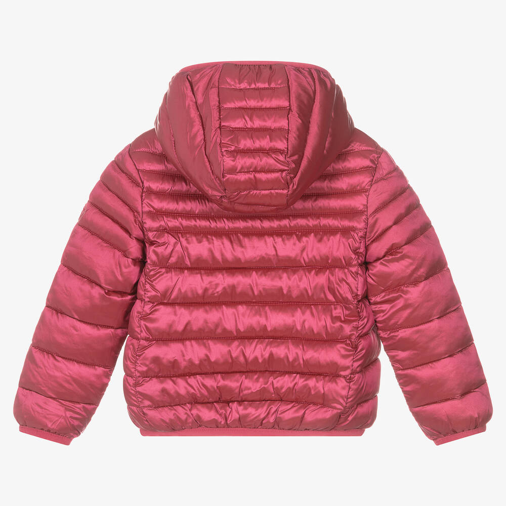 Mayoral Girls Dark Pink Puffer Jacket