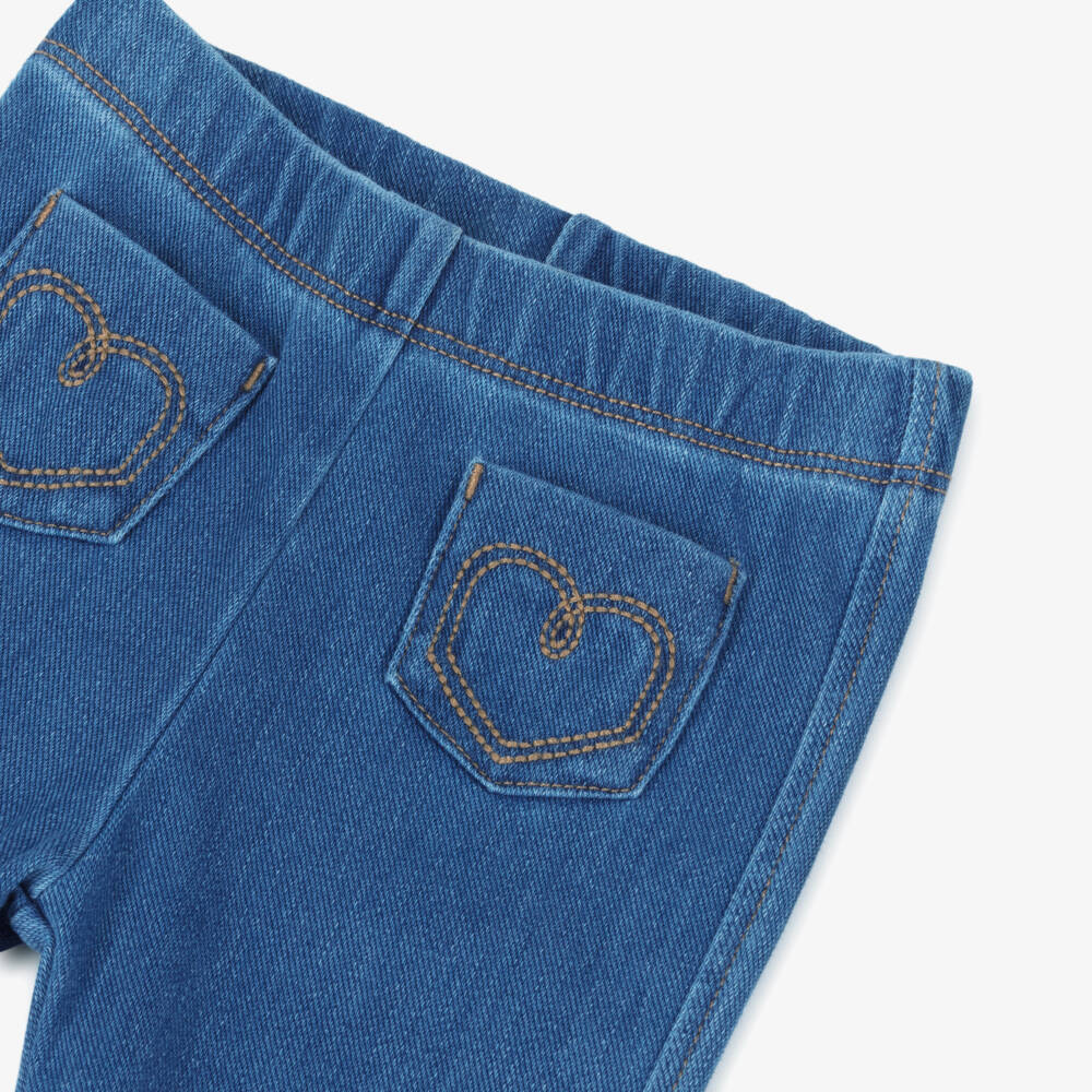 Mayoral-Girls Denim Flare Leggings | Childrensalon Outlet