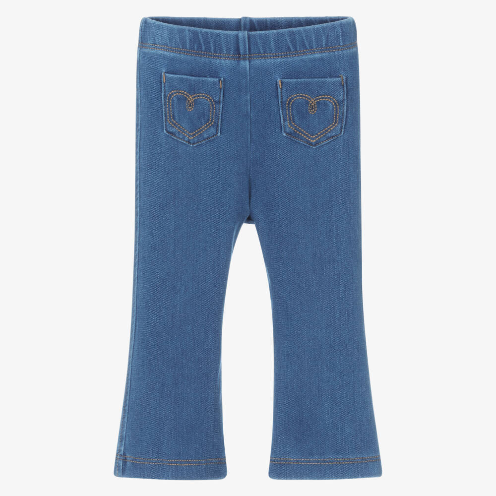 Mayoral-Girls Denim Flare Leggings | Childrensalon Outlet