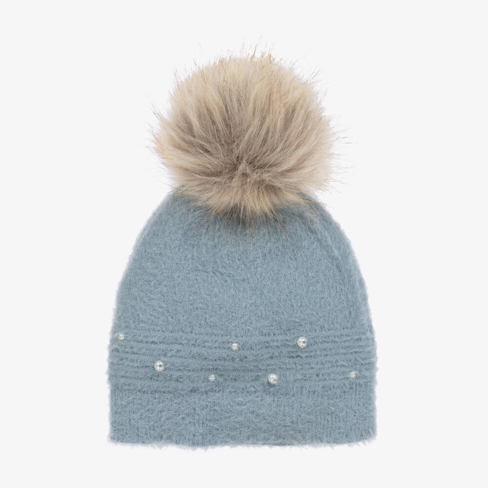 Mayoral-Girls Dusky Blue Pearl Decor Set | Childrensalon Outlet