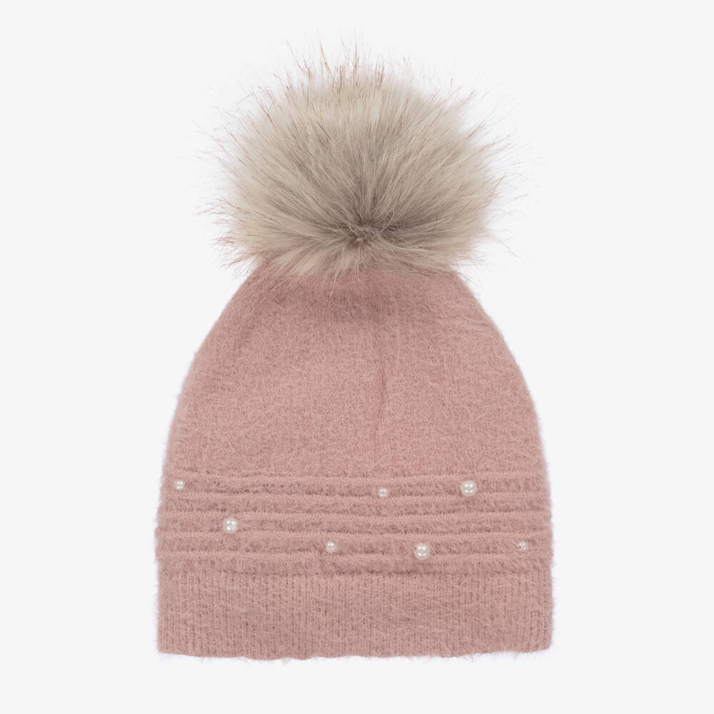 مايورال-طقم قبعة ووشاح سنود لون زهري | Childrensalon Outlet