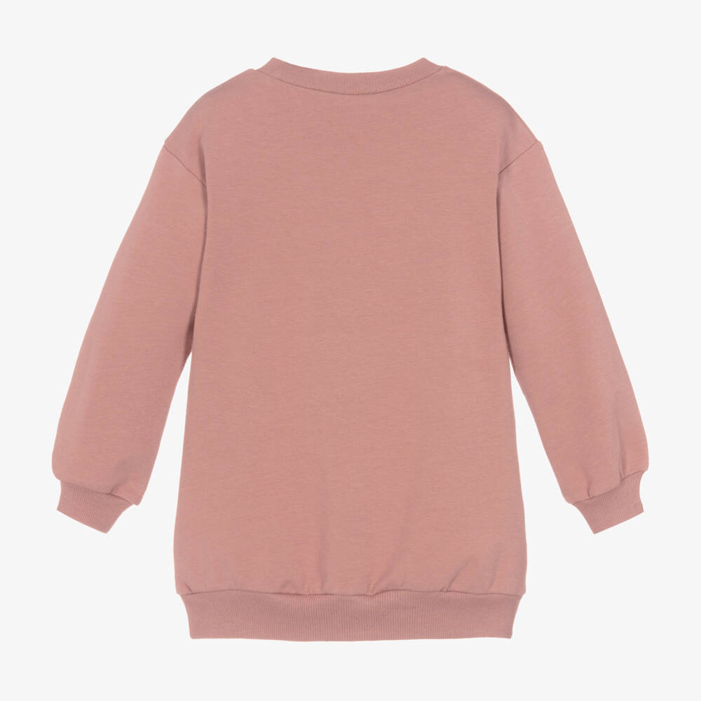 Mayoral-Girls Dusky Pink Sweatshirt Dress | Childrensalon Outlet