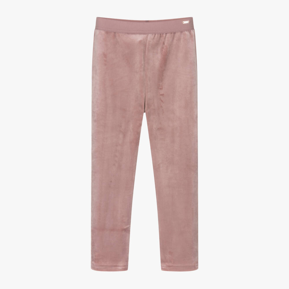 Mayoral-Girls Dusky Velour Trousers | Childrensalon Outlet