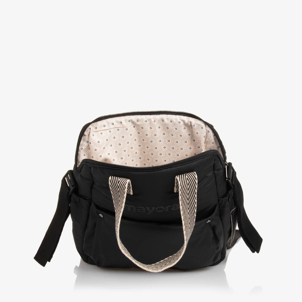 Mayoral Newborn-Girls Elegant Black Diaper Backpack | Childrensalon Outlet
