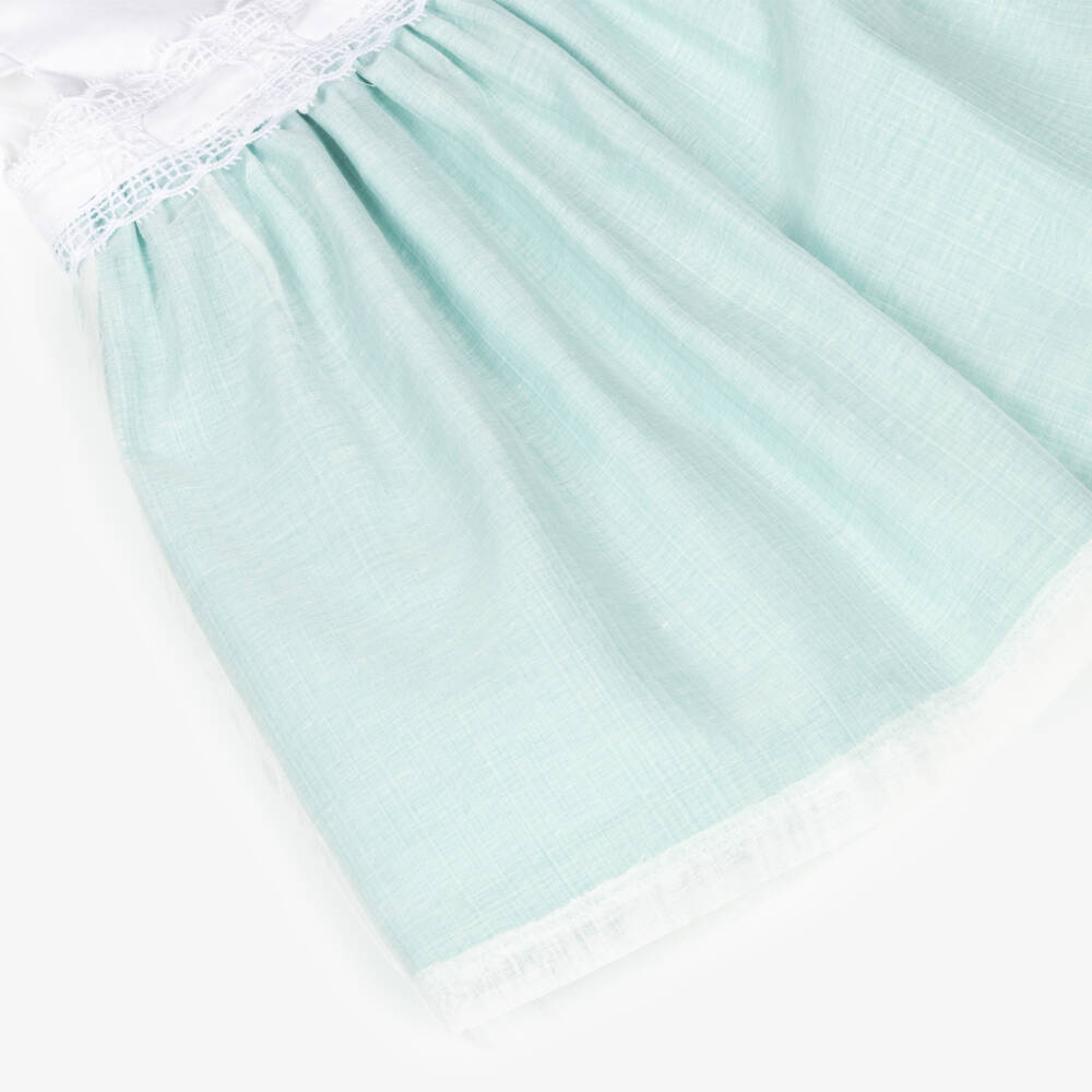 Mayoral Для новорожденных-Элегантное платье из льняной смеси для девочек | Childrensalon Outlet