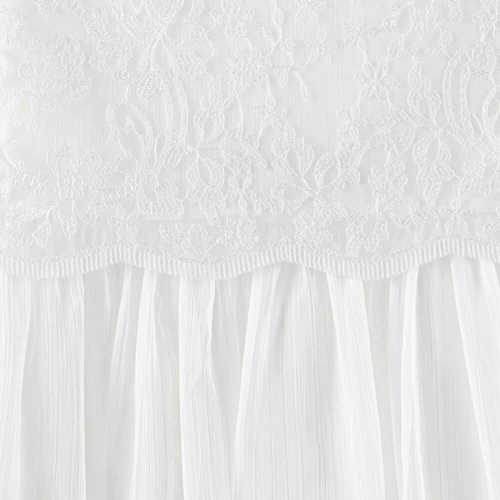 Mayoral-Элегантное кремовое платье из тюля для девочек | Childrensalon Outlet