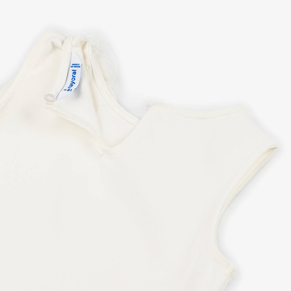 Mayoral-Girls Elegant White Ensemble | Childrensalon Outlet