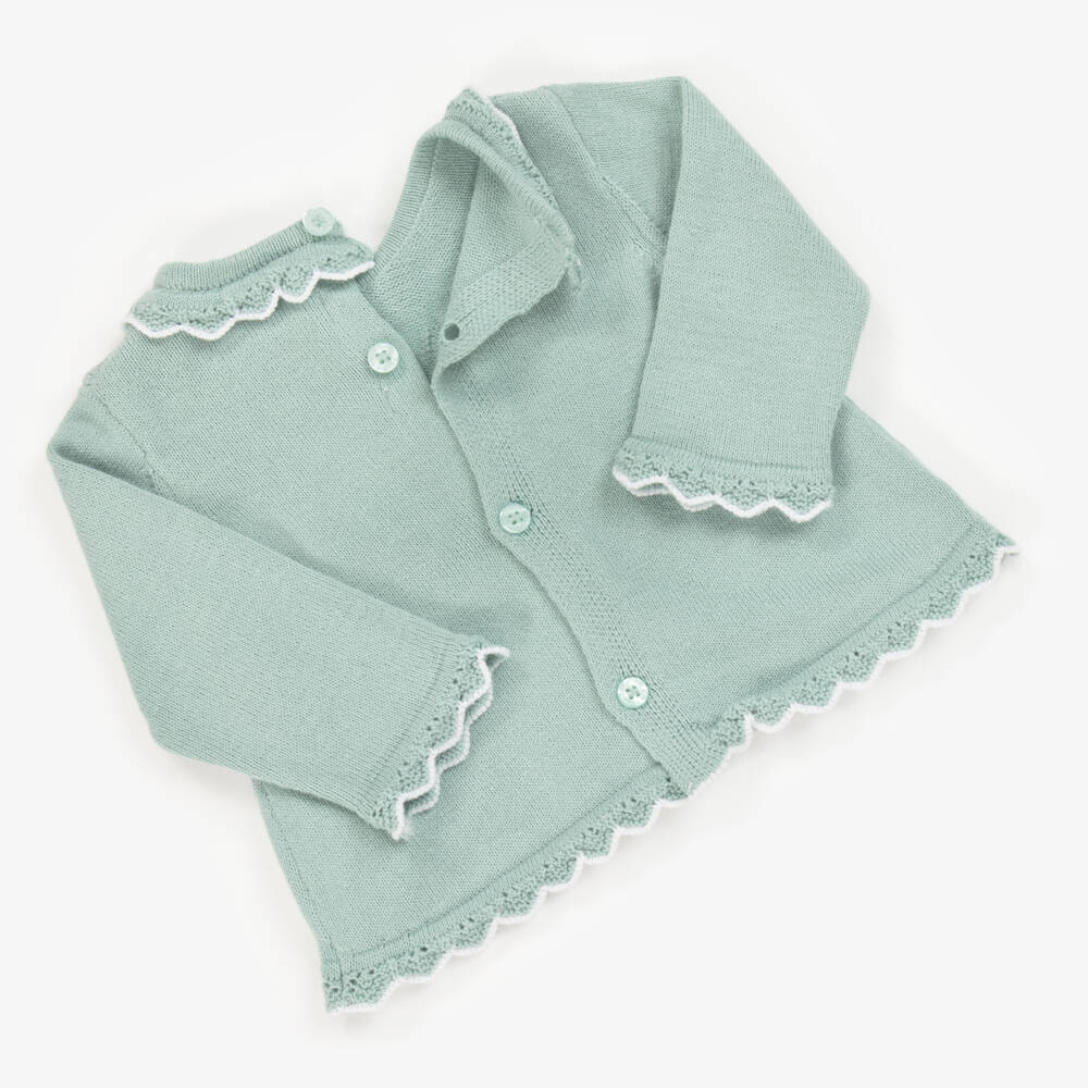 Mayoral Newborn-Girls Emerald Knit Two-Piece Set | Childrensalon Outlet