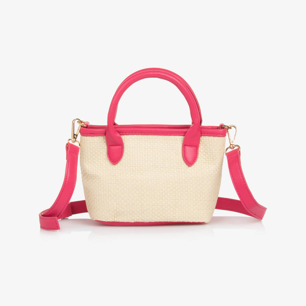 Mayoral-Girls Floral Beige & Pink Purse | Childrensalon Outlet