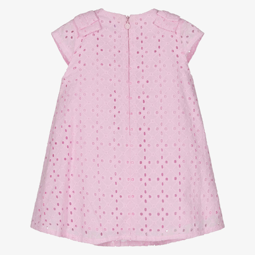 Mayoral-Платье из хлопка с цветочным узором и бантиками для девочек | Childrensalon Outlet