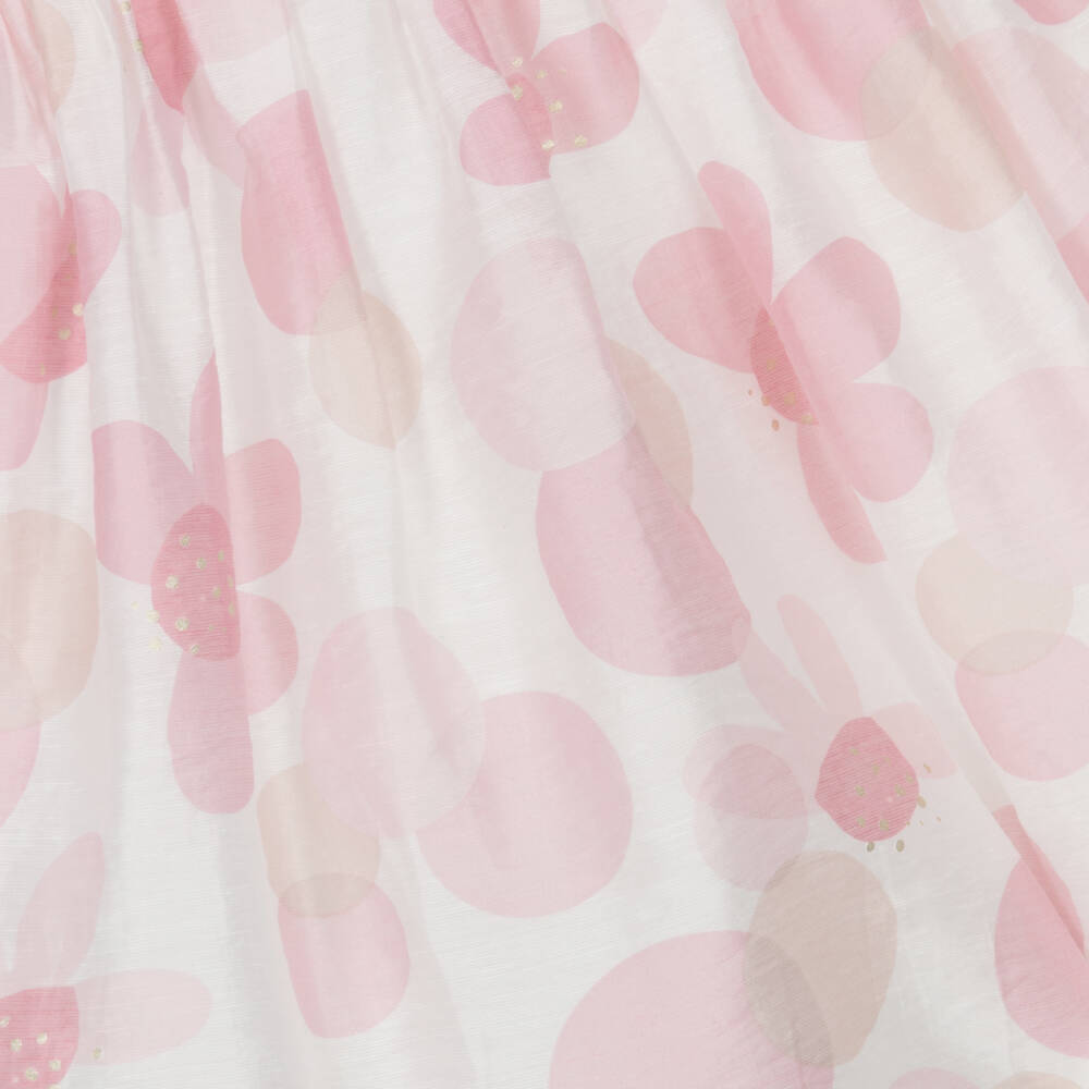 Mayoral-Платье из органзы с цветочным узором в пастельных тонах для девочек | Childrensalon Outlet