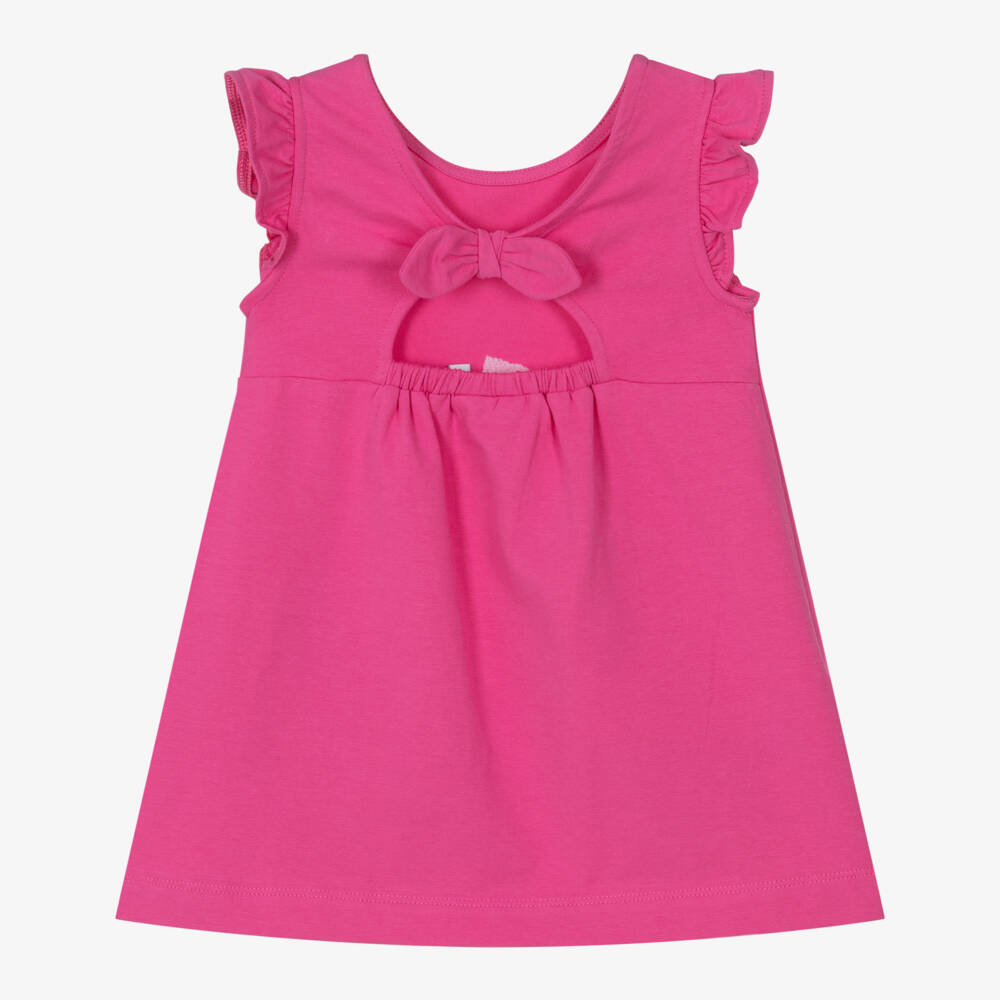 Mayoral-Girls Fuchsia Jersey Mermaid Dress | Childrensalon Outlet
