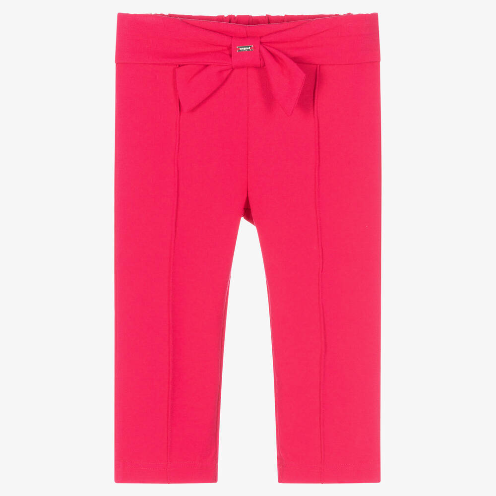 Mayoral - Pantalon fuchsia en jersey fille | Childrensalon