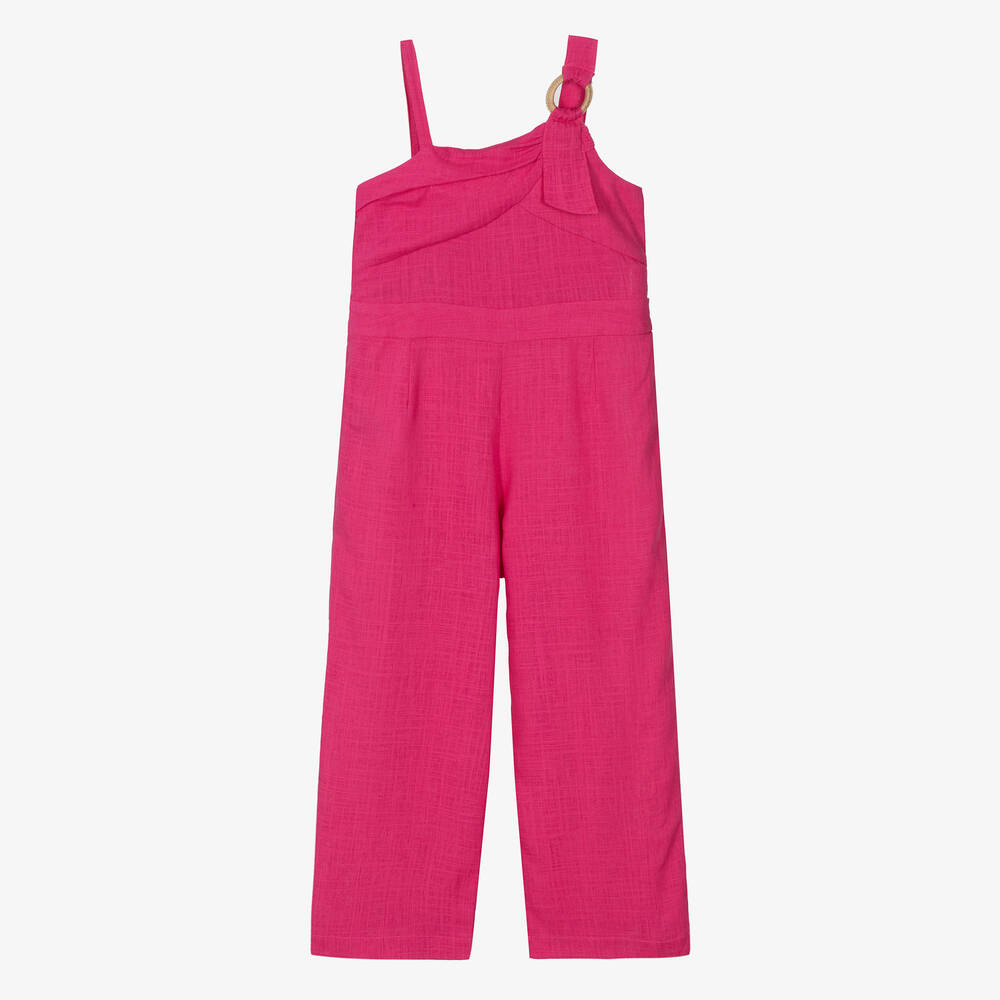 Mayoral - Fuchsiafarbener Jumpsuit (M) | Childrensalon